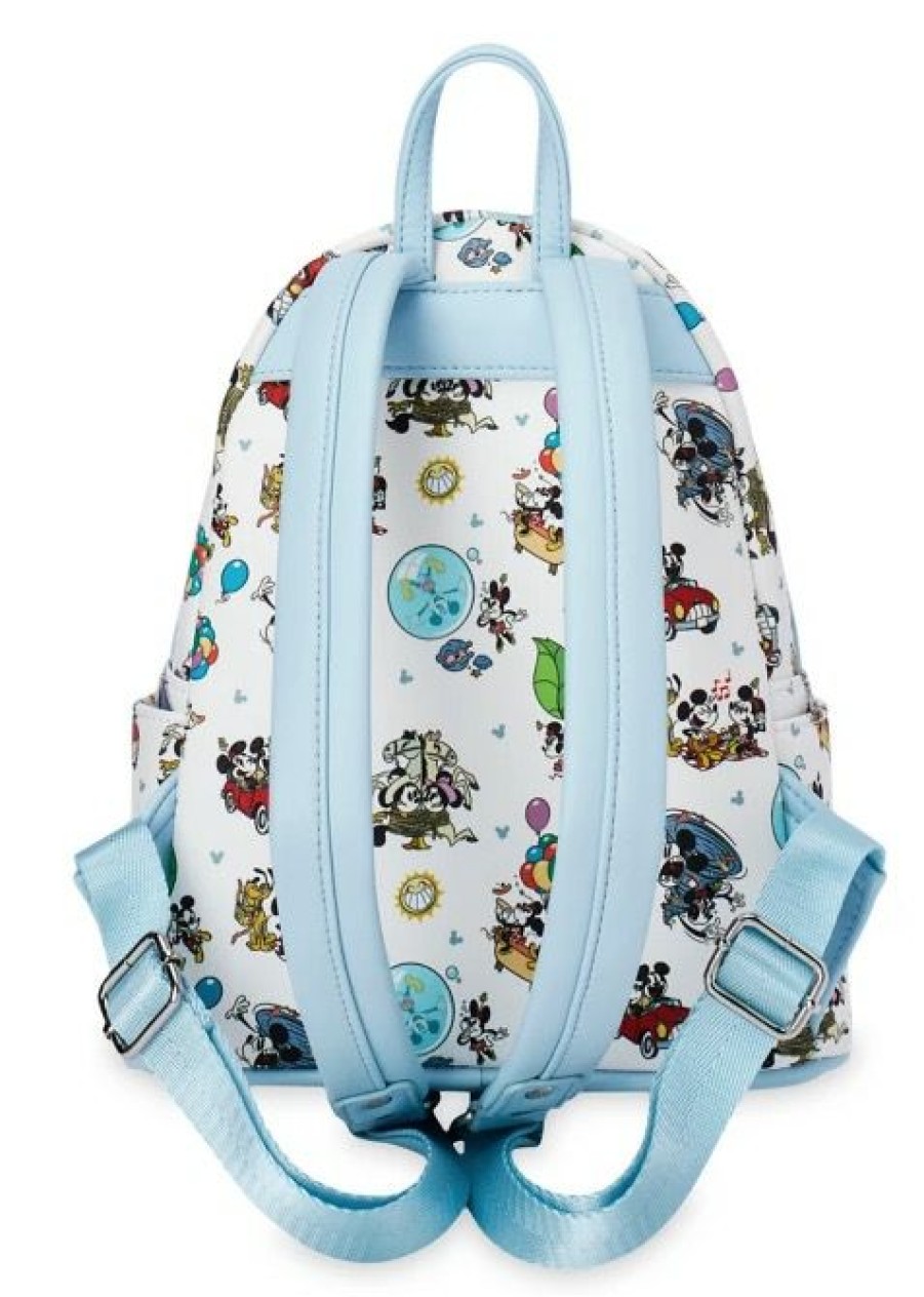 Apparel * | Disney Loungefly Backpack Mickey & Minnie'S Runaway Railway Good Quality