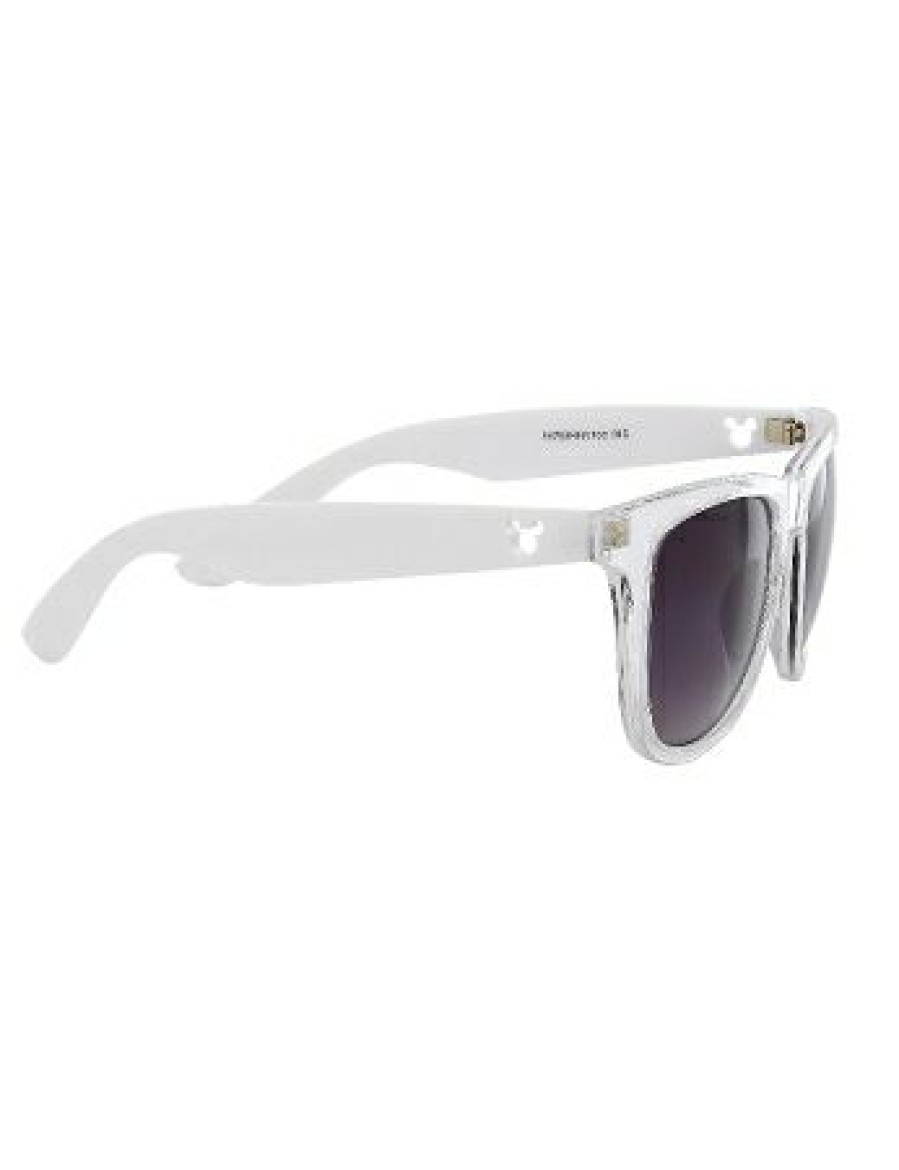 Apparel * | Disney Sunglasses Mickey Mouse Cut Out White Cheaper