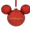 Christmas Ornaments * | Disney Christmas Ornament Mickey Mouse Icon Red Walt Disney World 100% Guarantee