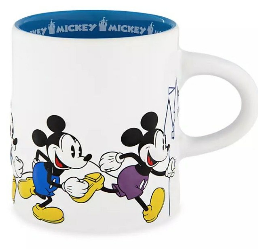 Mugs * | Disney Coffee Mug Mickey Mouse Multiple Mickeys Top Sellers