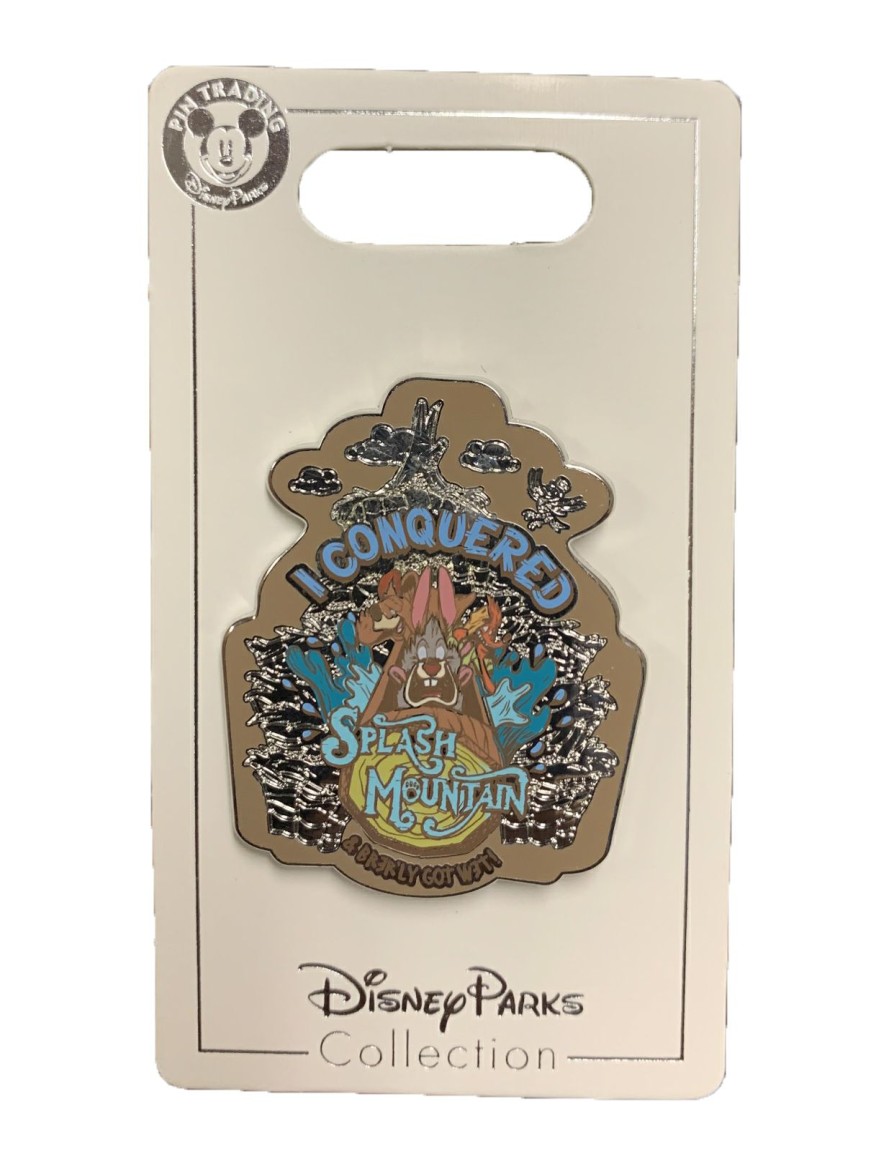 Figures And Collectibles * | Disney Splash Mountain Pin I Conquered Splash Mountain Top Sellers