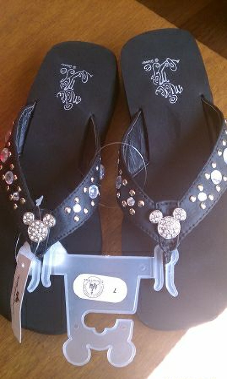 Apparel * | Disney Sandals For Women Mickey Mouse Walt Disney World Black Tendy Style