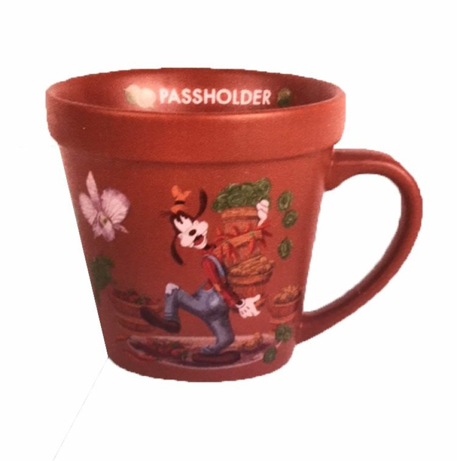 Mugs * | Disney Coffee Mug 2019 Flower And Garden Goofy Passholder Top Sell