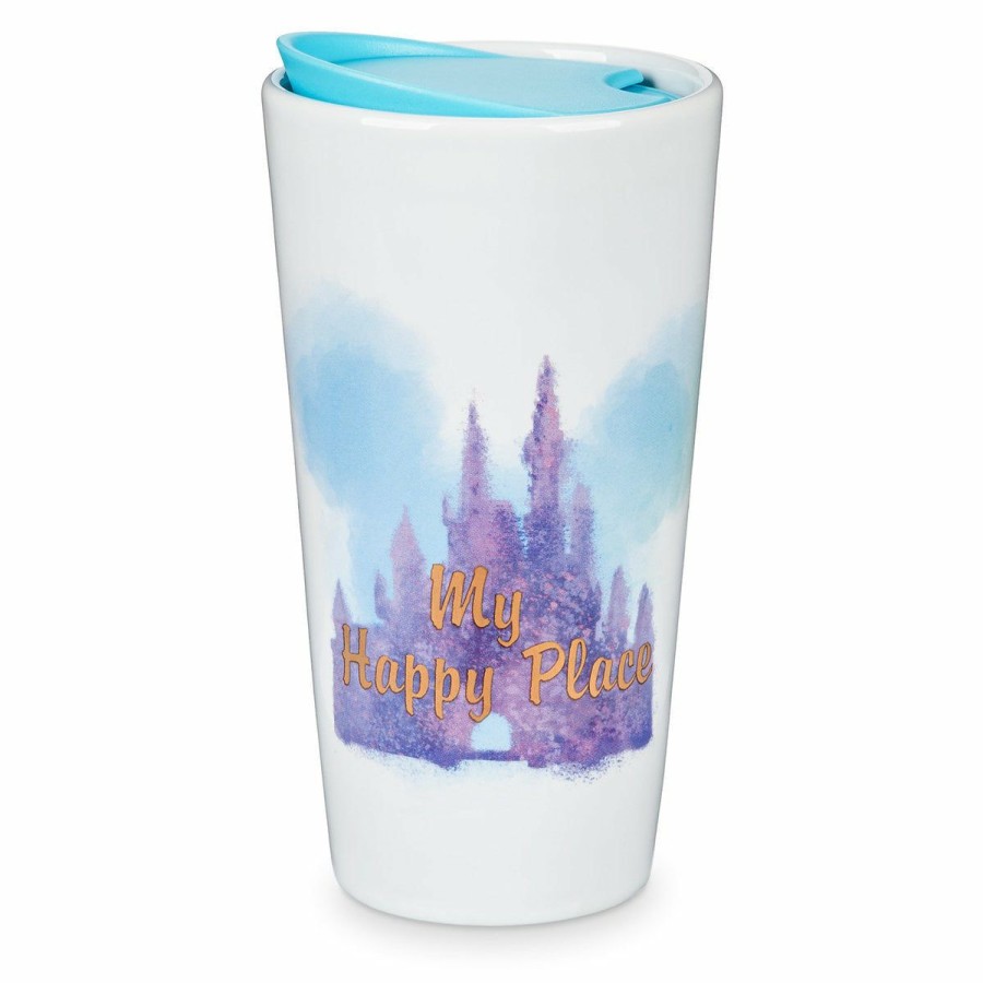 Mugs * | Disney Travel Tumbler Fantasyland Castle My Happy Place Online Sales