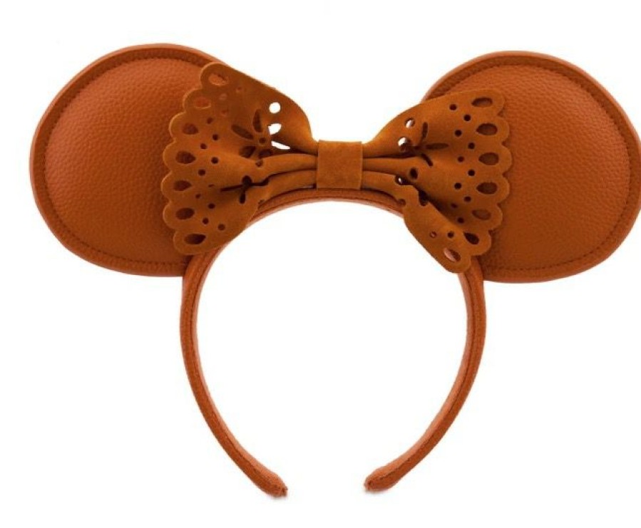 Apparel * | Disney Ears Headband Minnie Mouse Faux Leather Reliable Quality