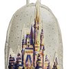 Apparel * | Disney Loungefly Backpack 50Th Anniversary Cinderella Castle Cheap