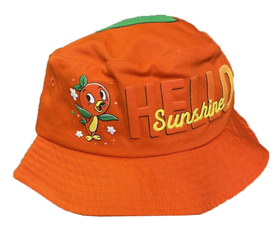 Apparel * | Disney Bucket Hat Orange Bird Hello Sunshine Opening Sales