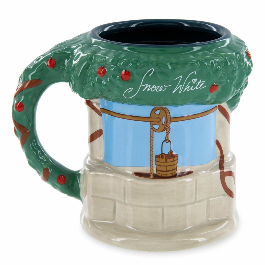 Mugs * | Disney Coffee Mug Snow White Wishing Well Sculpted New Threads