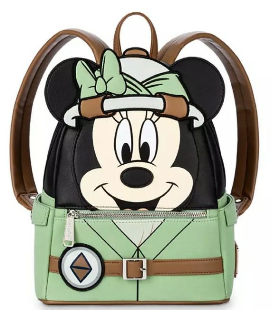 Apparel * | Disney Loungefly Backpack Safari Minnie Mouse Animal Kingdom Classical