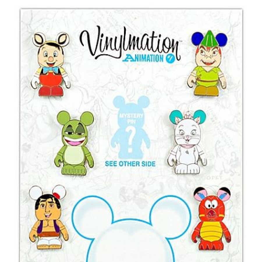 Figures And Collectibles * | Disney Vinylmation Pin Set Animation 1 7-Pc. Online Sales