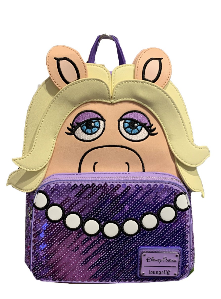 Apparel * | Disney Loungefly Backpack Miss Piggy Muppets Popular