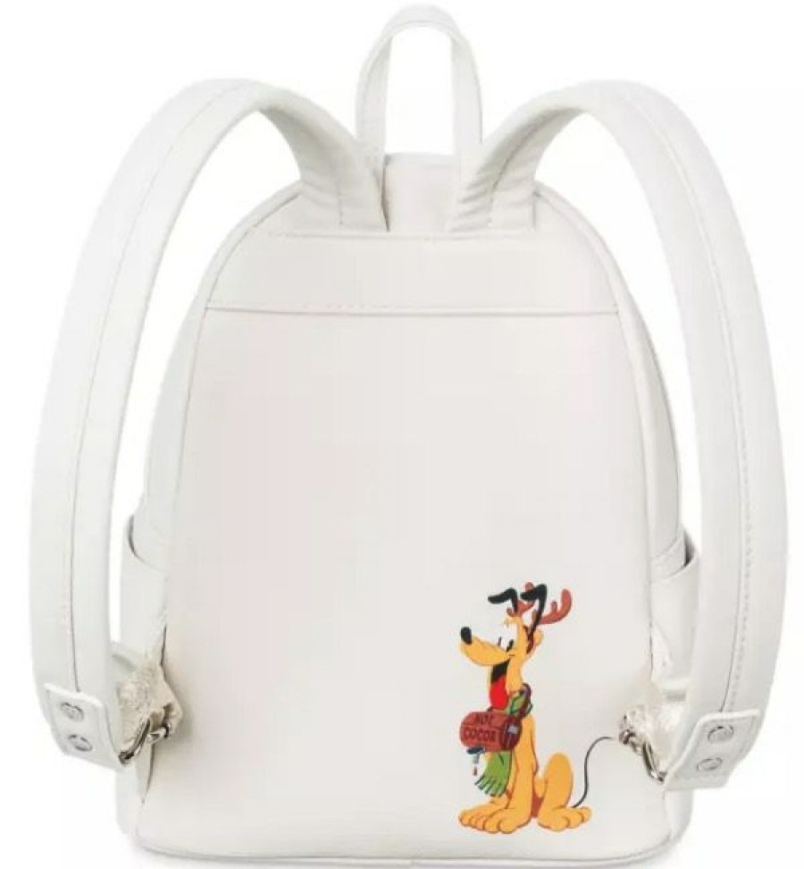 Apparel * | Disney Loungefly Backpack Mickey And Minnie Mouse Holiday 100% Guarantee