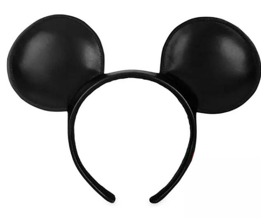 Apparel * | Disney Ears Headband Mickey Mouse Simulated Leather Excellent Quality