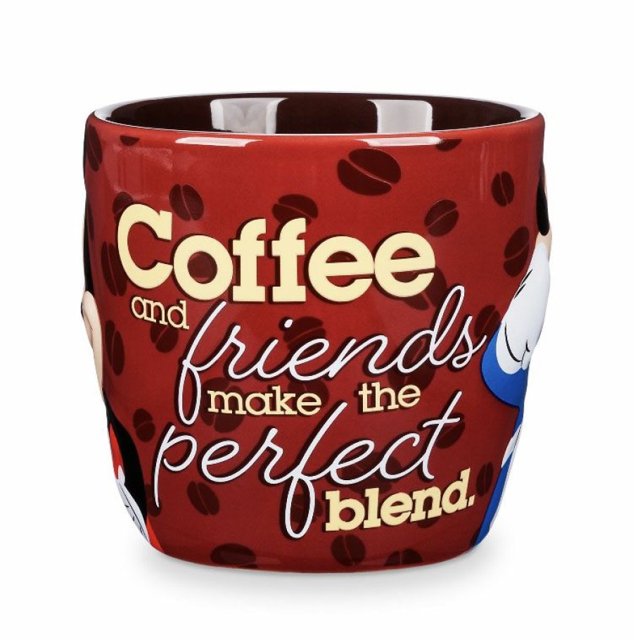 Mugs * | Disney Coffee Mug Mickey And Pluto Portrait Coffee And Friends Outlet